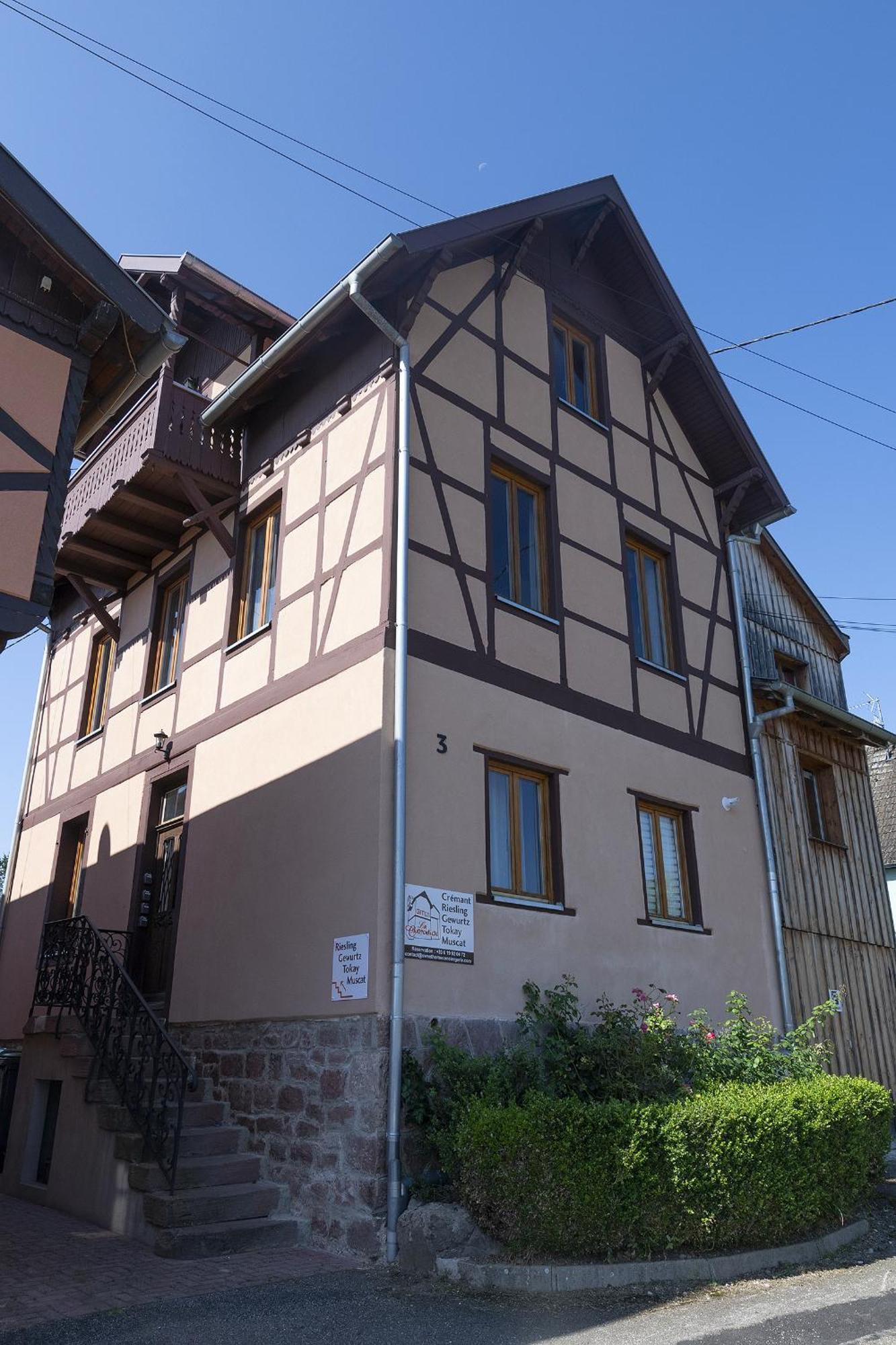 Riesling - Vue Imprenable Sur Le Vignoble - Renove Recemment - Parking Gratuit Apartment Riquewihr Bagian luar foto